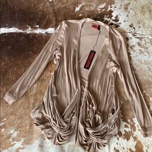 Fashion 6 buttons top